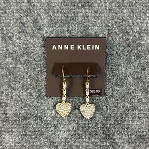 Anne‎ Klein Ladies Cubic Zirconia Gold Hearts